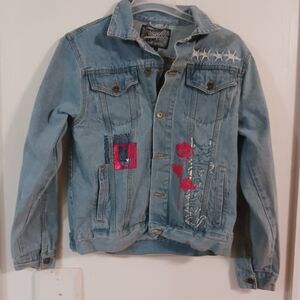 Customized jean jacket med Trucker style Y2k